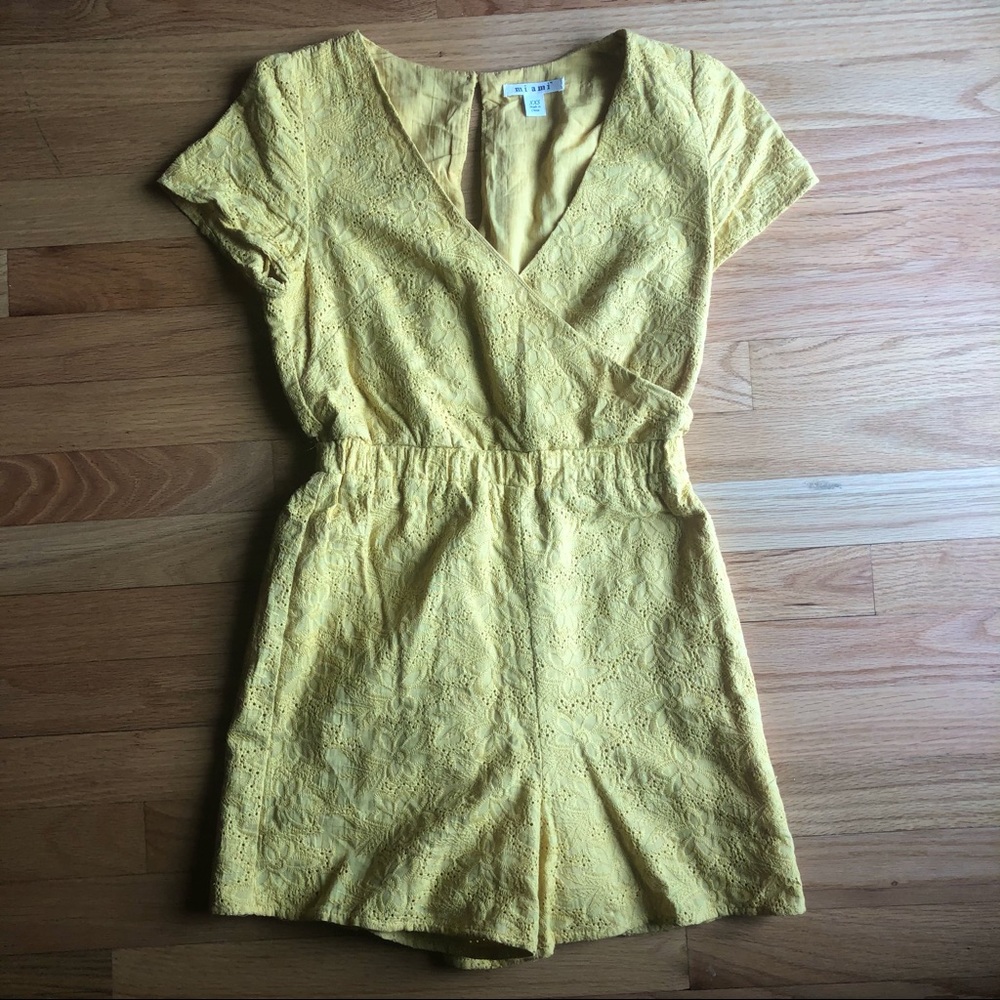 Yellow Francesca’s romper